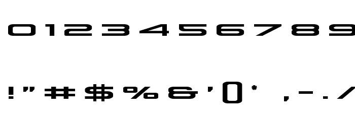 Grand Sport Title Font OTHER CHARS