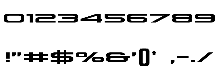 Grand Sport Font OTHER CHARS