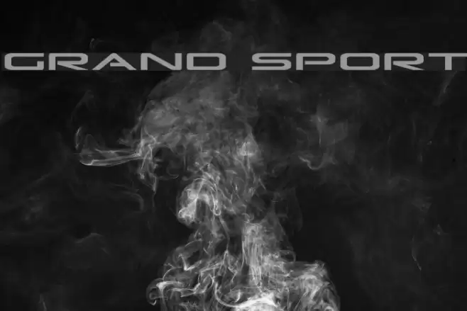 Grand Sport Font examples