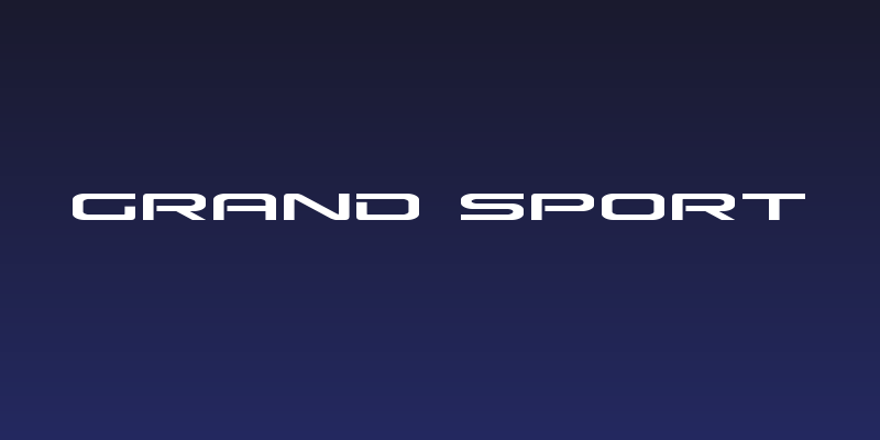 Grand Sport Social Header