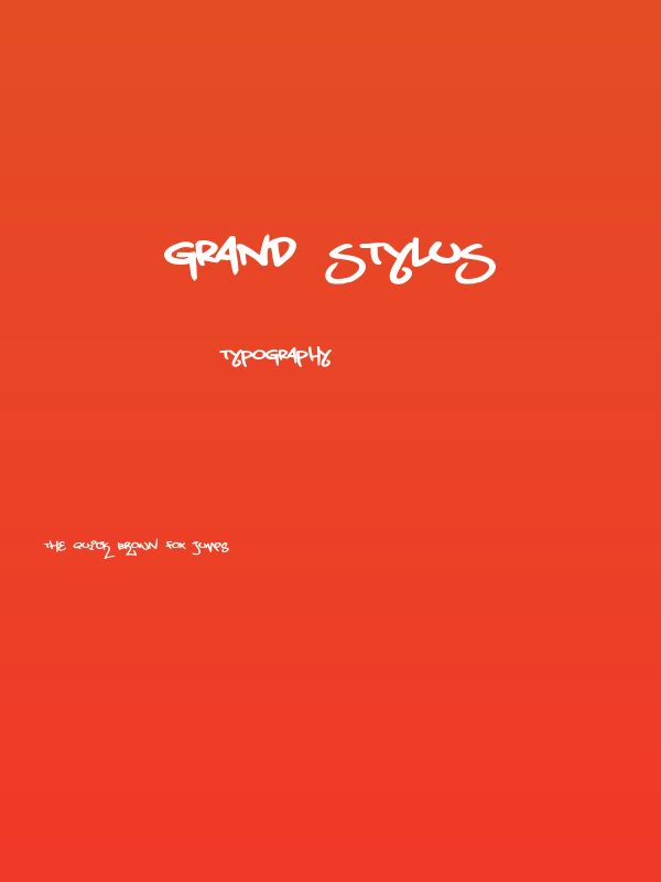 Grand Stylus Poster