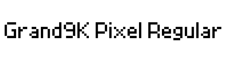 Grand9K Pixel Regular Font