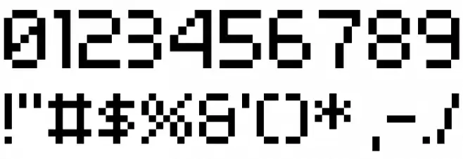 Grand9K Pixel Regular Font OTHER CHARS
