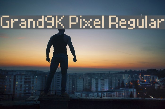 Grand9K Pixel Regular Font examples
