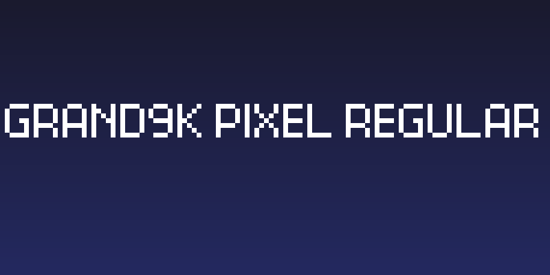 Grand9K Pixel Regular Social Header