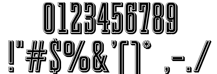 GrandBOpti Font OTHER CHARS
