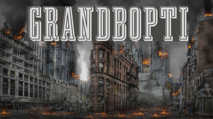 GrandBOpti Font examples