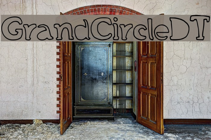 GrandCircleDT Font examples