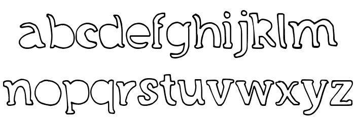 GrandCircleDT Font LOWERCASE