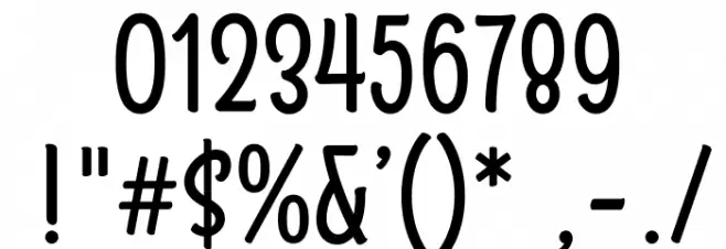 GrandHotel-Regular Font OTHER CHARS