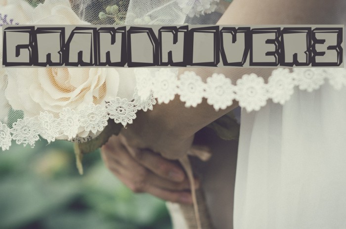 GrandNover3 Font examples