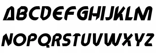 GrandSpeedDemo Caratteri MINUSCOLO