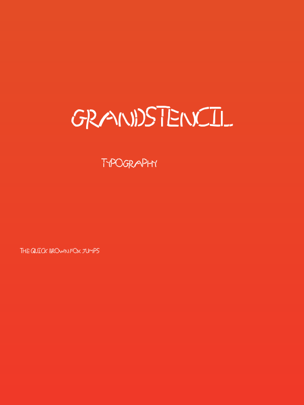 GrandStencil Poster