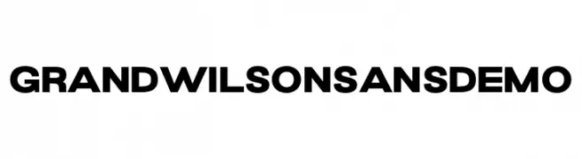 GrandWilsonSansDEMO  Frei Schriftart Herunterladen