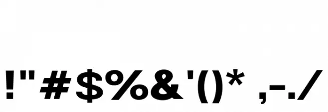 GrandWilsonSansDEMO Font OTHER CHARS