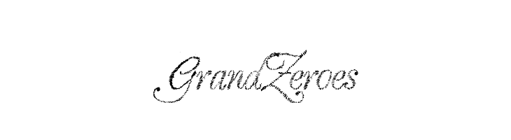 GrandZeroes Font