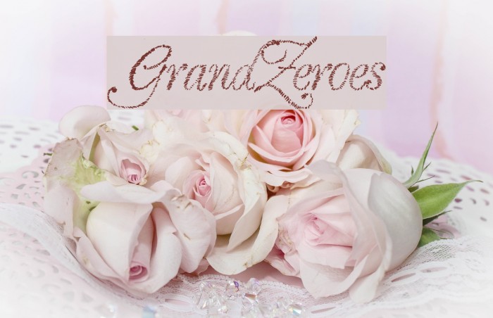 GrandZeroes Font examples