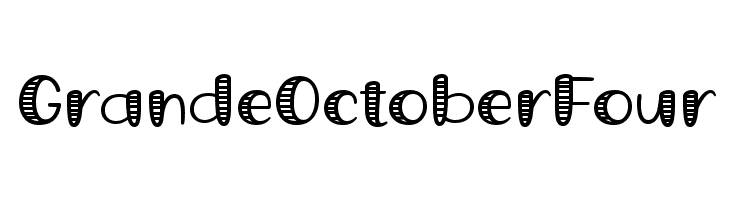 Grande October Four  Descarca Fonturi Gratis