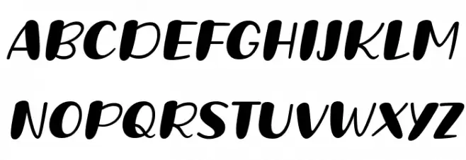 Grande October Three Italic Schriftart Groß