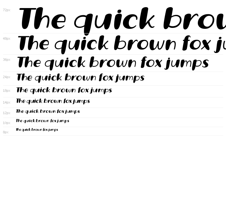 Grande October Three Italic Waterfall