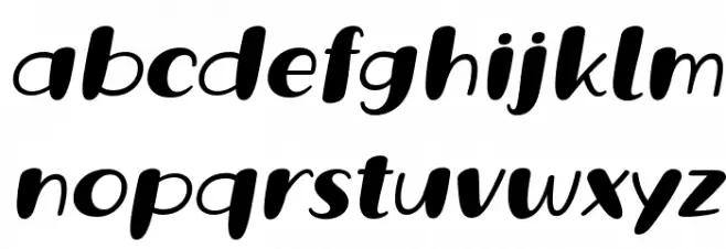 Grande October Three Italic Schriftart Kleinbuchstaben