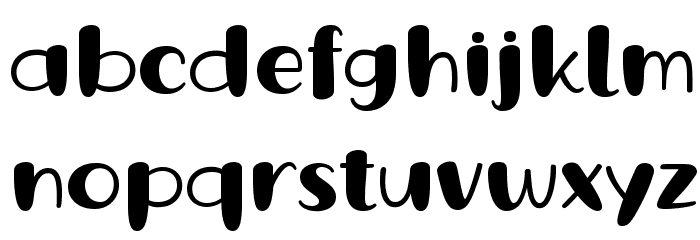 Grande October Three Font LOWERCASE