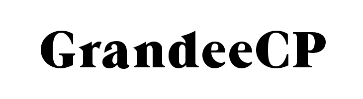 GrandeeCP Font