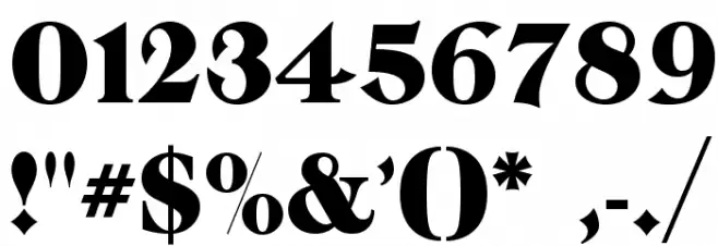 GrandeeCP Font OTHER CHARS