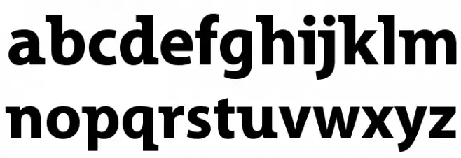 Grandesign Neue Roman Bold Caratteri MINUSCOLO