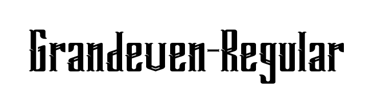 Grandeven-Regular  Free Fonts Download
