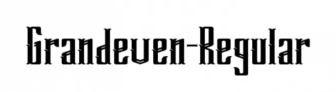 Grandeven-Regular  Frei Schriftart Herunterladen