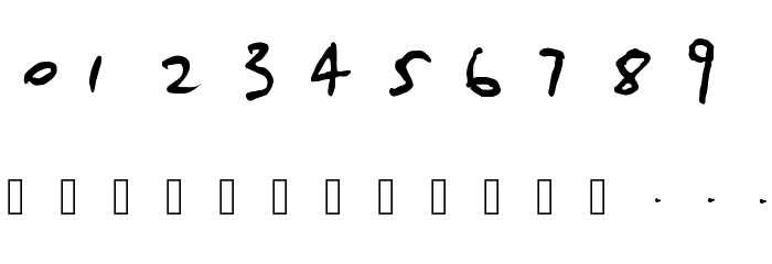 Grandfather's Hand Font OTHER CHARS