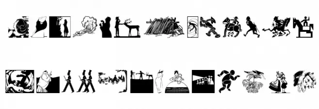 GrandfathersDesignsTwo Font LOWERCASE
