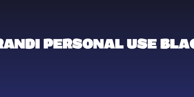 Grandi PERSONAL USE Black Social Header