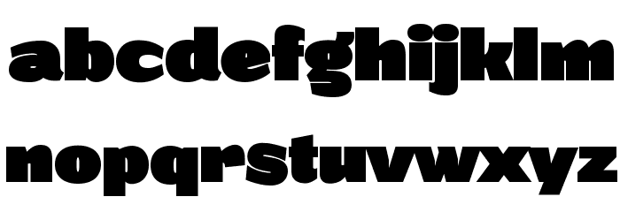 Grandi PERSONAL USE Black Font LOWERCASE