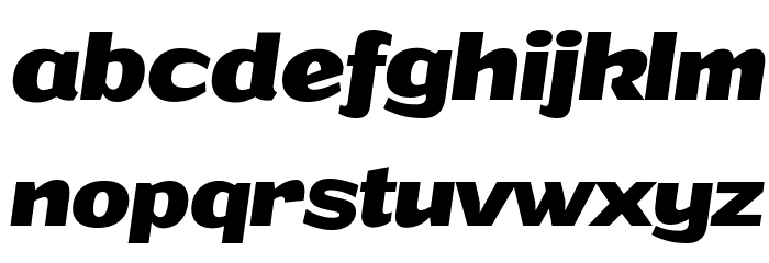 Grandi PERSONAL USE Bold Italic Font LOWERCASE