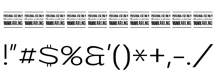 Grandi PERSONAL USE Light Font OTHER CHARS