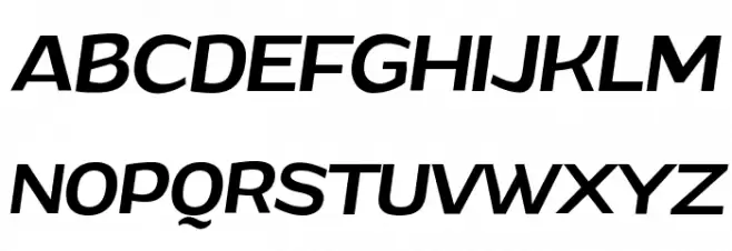Grandi PERSONAL USE Medium Italic Font Litere mari