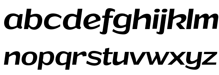 Grandi PERSONAL USE Medium Italic Font LOWERCASE