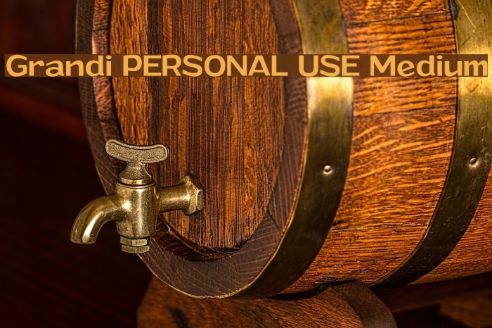 Grandi PERSONAL USE Medium Example 2