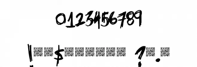 GrandiousVengeance Font OTHER CHARS