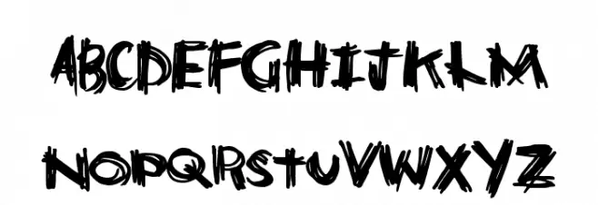 GrandiousVengeance Font Litere mari