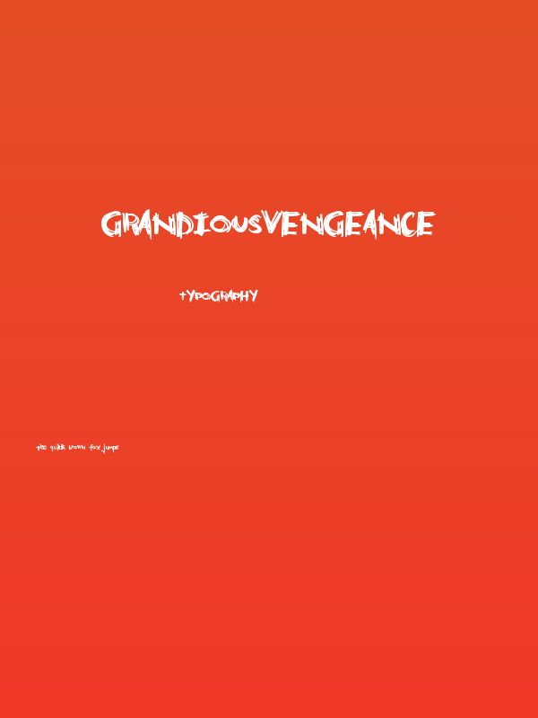 GrandiousVengeance Poster