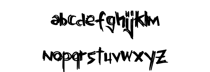 GrandiousVengeance Schriftart Kleinbuchstaben
