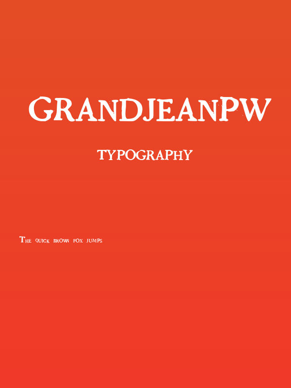 GrandjeanPW Poster