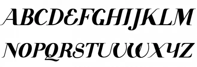 Grandline Italic free for perso Italic Шрифта ВЕРХНИЙ