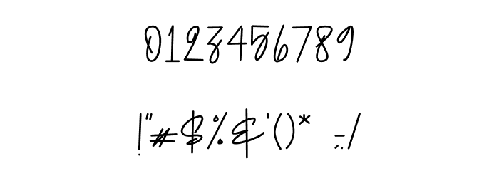 Grandline Font OTHER CHARS