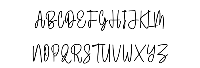 Grandline Font UPPERCASE