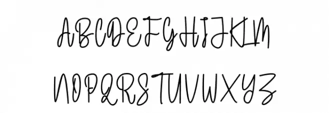 Grandline 字体 大写