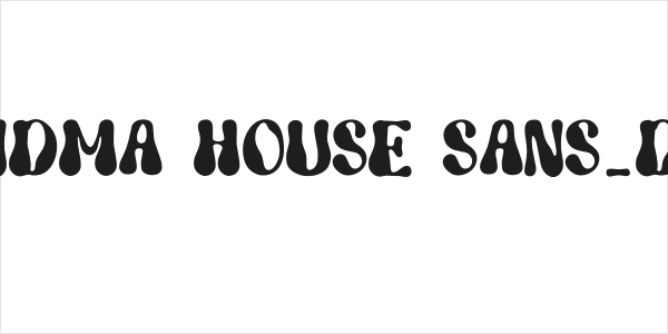 Grandma House Sans_DEMO Logo